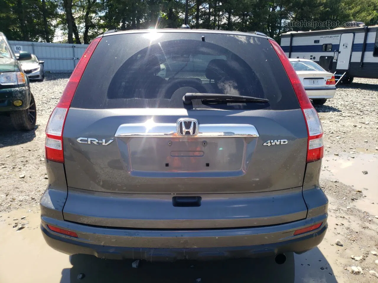 2010 Honda Cr-v Exl Gray vin: 5J6RE4H73AL100475