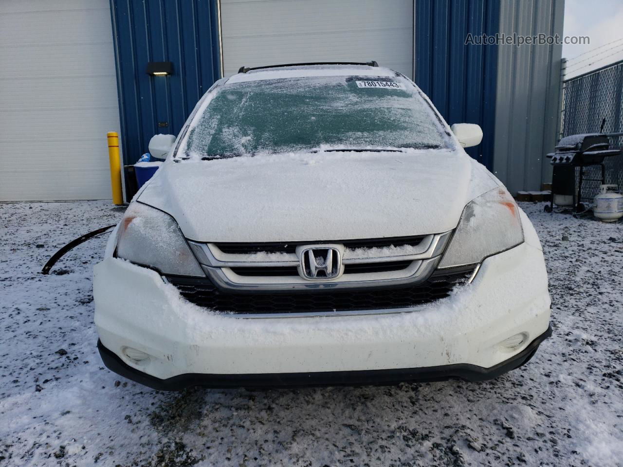 2010 Honda Cr-v Exl White vin: 5J6RE4H73AL813067