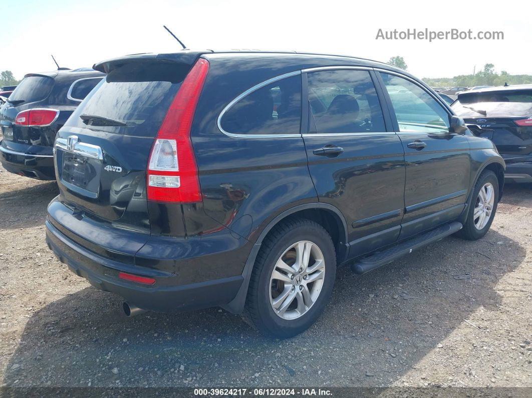 2010 Honda Cr-v Ex-l Black vin: 5J6RE4H74AL003642