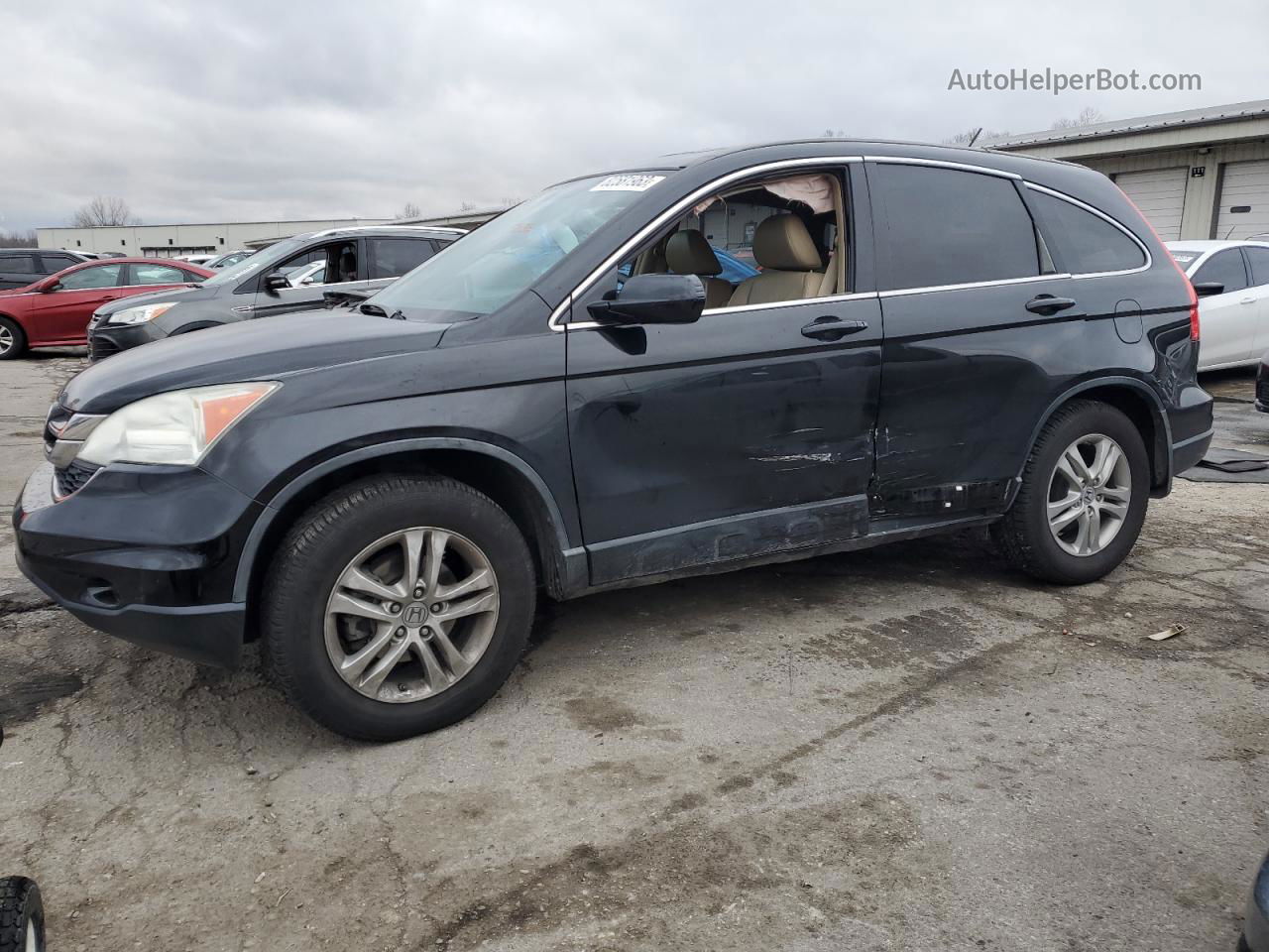 2010 Honda Cr-v Exl Black vin: 5J6RE4H75AL062568