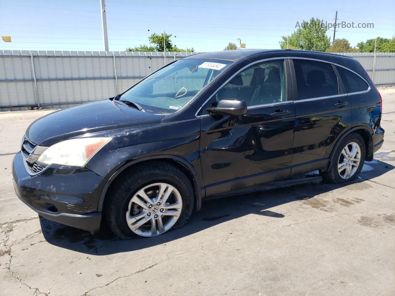 2010 Honda Cr-v Exl Черный vin: 5J6RE4H75AL067530