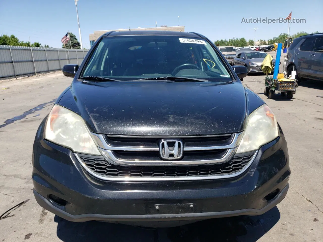 2010 Honda Cr-v Exl Black vin: 5J6RE4H75AL067530