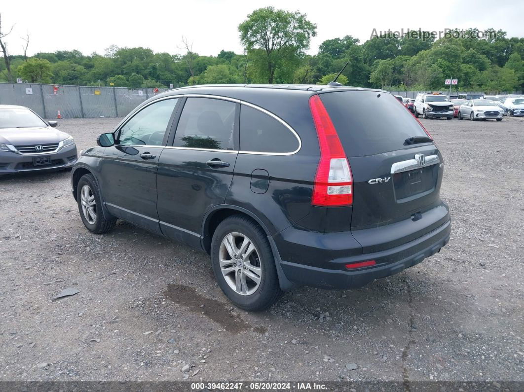 2010 Honda Cr-v Ex-l Black vin: 5J6RE4H75AL067656