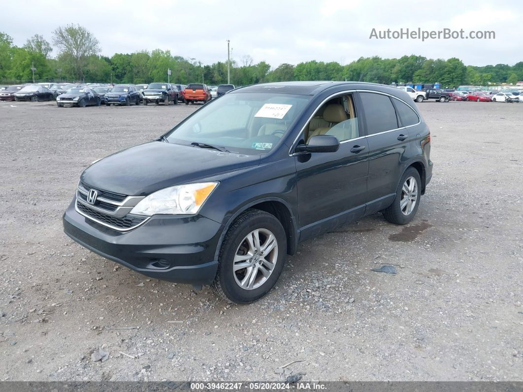 2010 Honda Cr-v Ex-l Черный vin: 5J6RE4H75AL067656