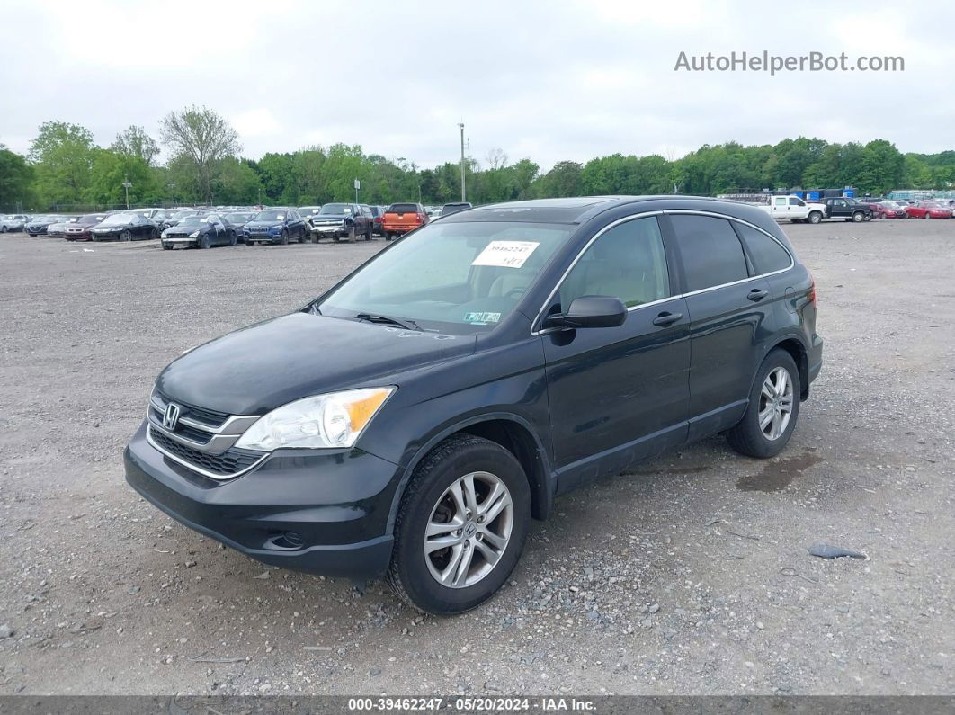 2010 Honda Cr-v Ex-l Черный vin: 5J6RE4H75AL067656