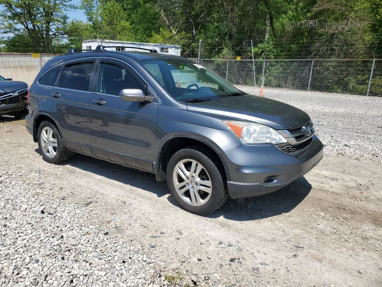 2010 Honda Cr-v Exl Gray vin: 5J6RE4H75AL093237