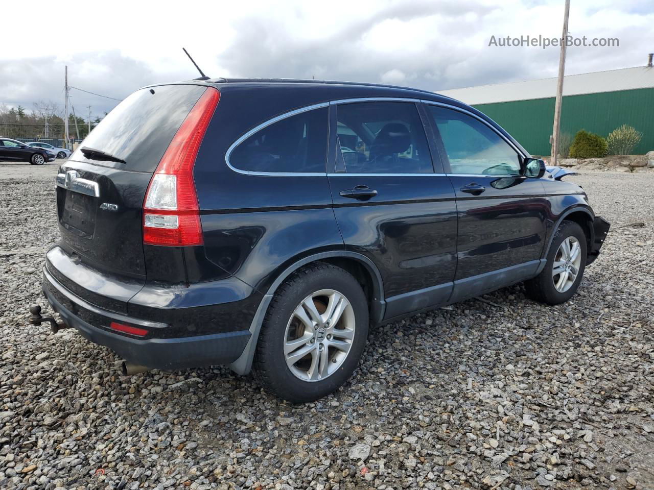 2010 Honda Cr-v Exl Black vin: 5J6RE4H76AL018112