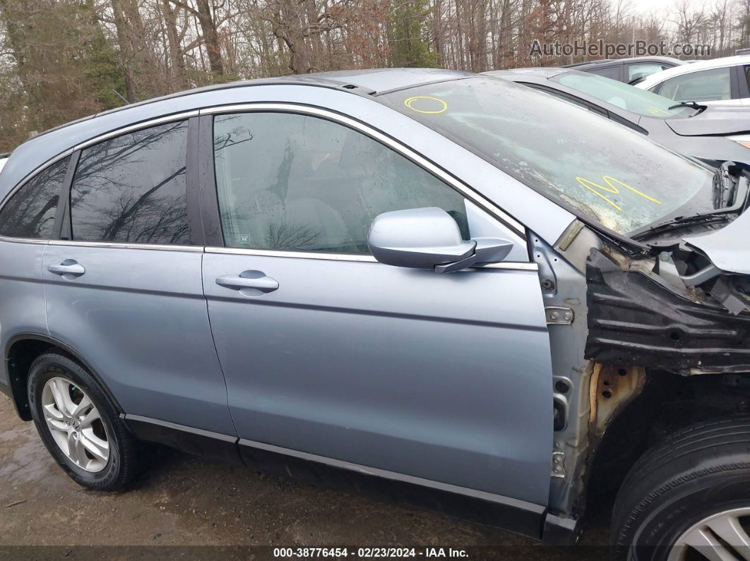 2010 Honda Cr-v Ex-l Light Blue vin: 5J6RE4H77AL014294