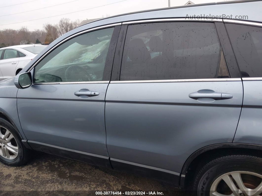 2010 Honda Cr-v Ex-l Light Blue vin: 5J6RE4H77AL014294