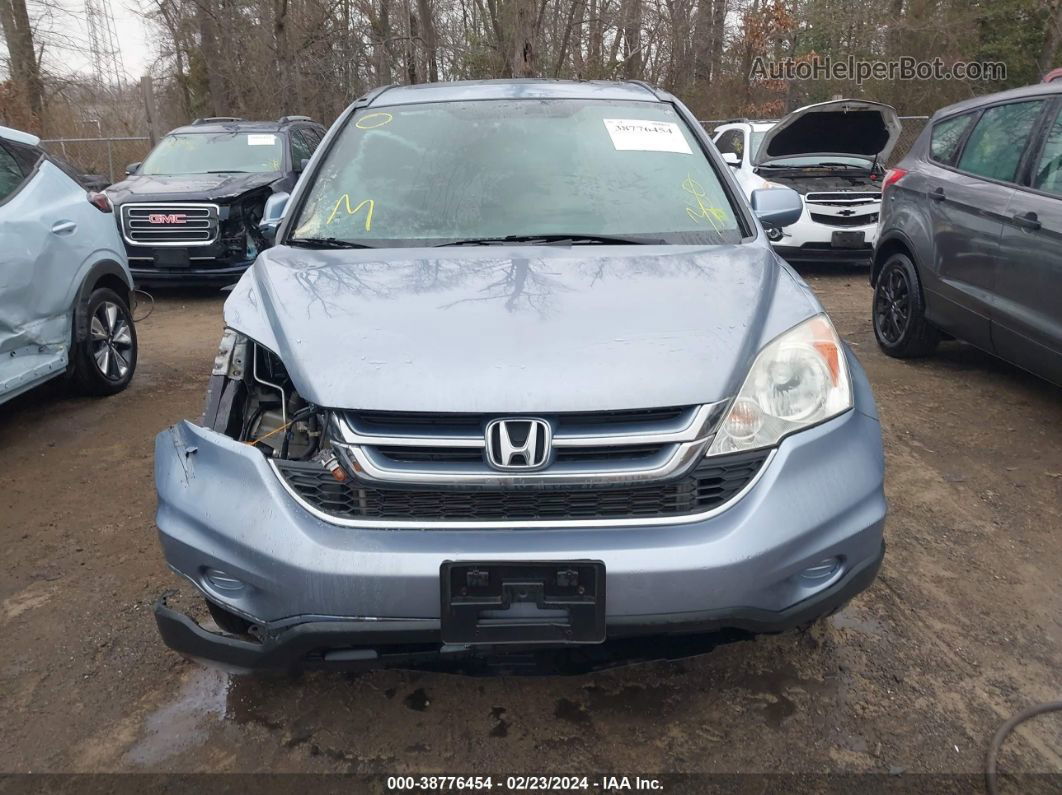 2010 Honda Cr-v Ex-l Light Blue vin: 5J6RE4H77AL014294