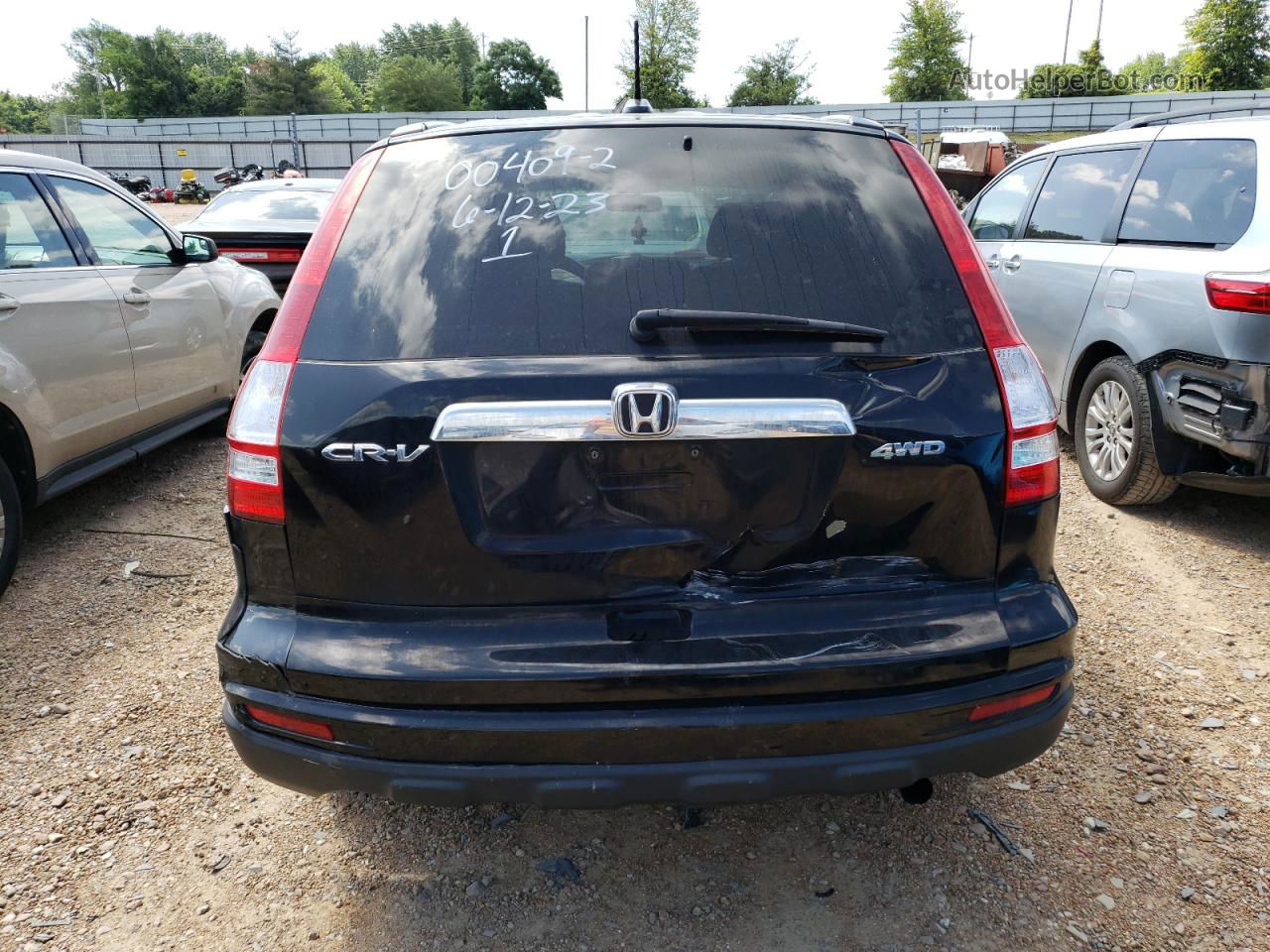 2010 Honda Cr-v Exl Черный vin: 5J6RE4H77AL016451