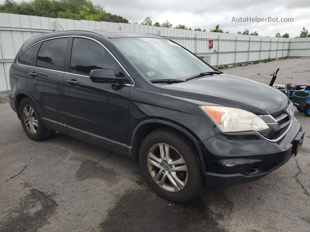 2010 Honda Cr-v Exl Black vin: 5J6RE4H77AL021052