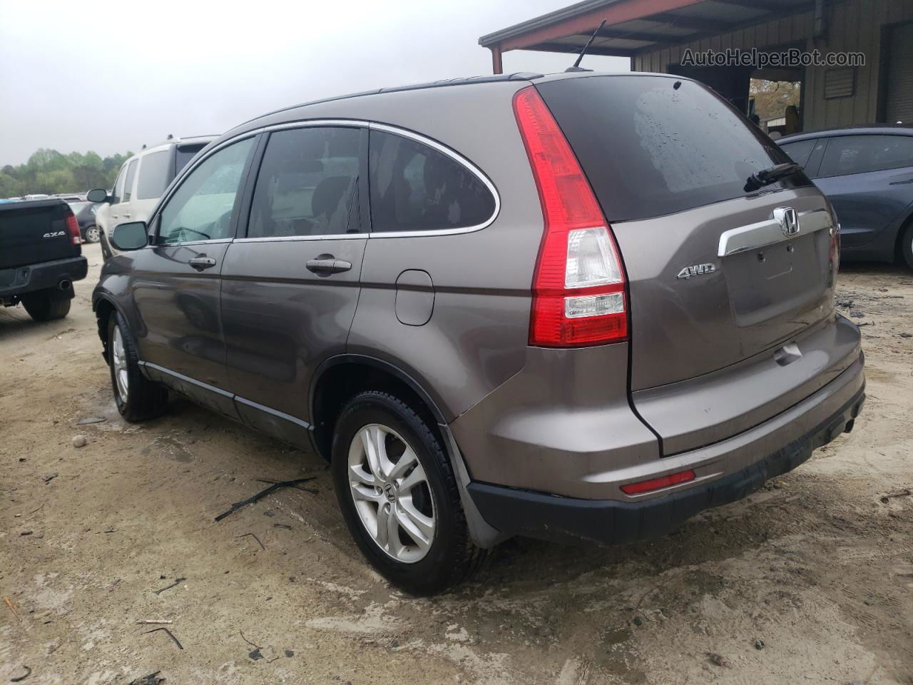 2010 Honda Cr-v Exl Gray vin: 5J6RE4H77AL022038