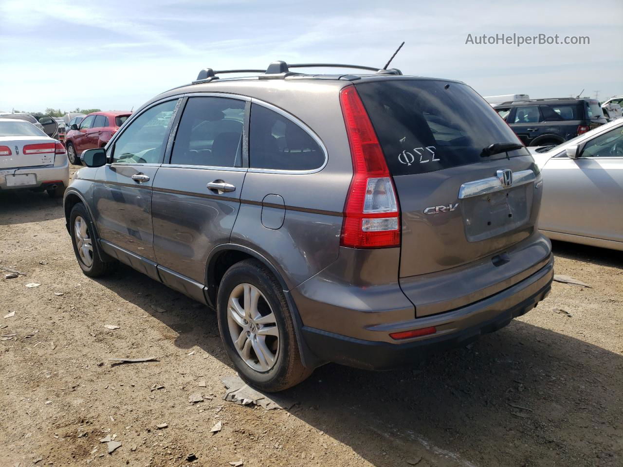 2010 Honda Cr-v Exl Gray vin: 5J6RE4H77AL051412