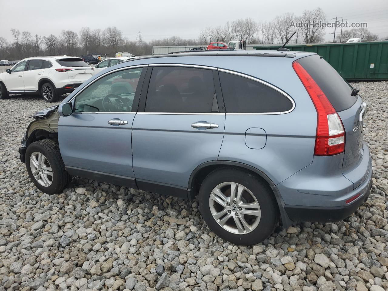 2010 Honda Cr-v Exl Blue vin: 5J6RE4H78AL030746