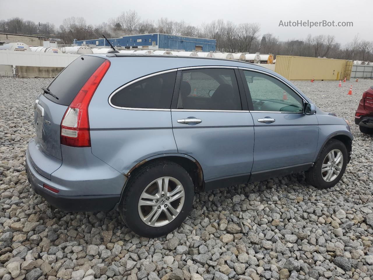 2010 Honda Cr-v Exl Blue vin: 5J6RE4H78AL030746