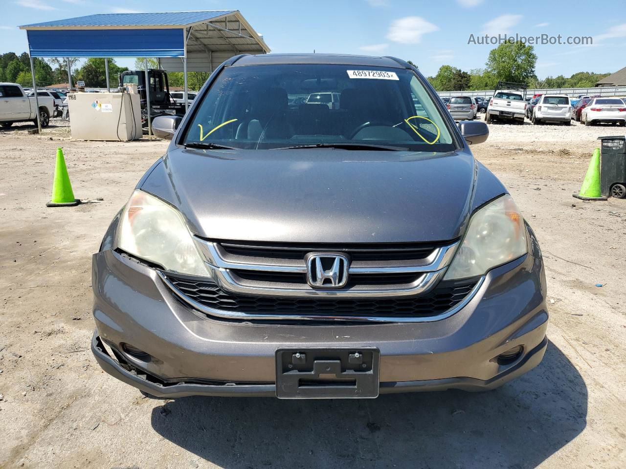 2010 Honda Cr-v Exl Gray vin: 5J6RE4H78AL047062