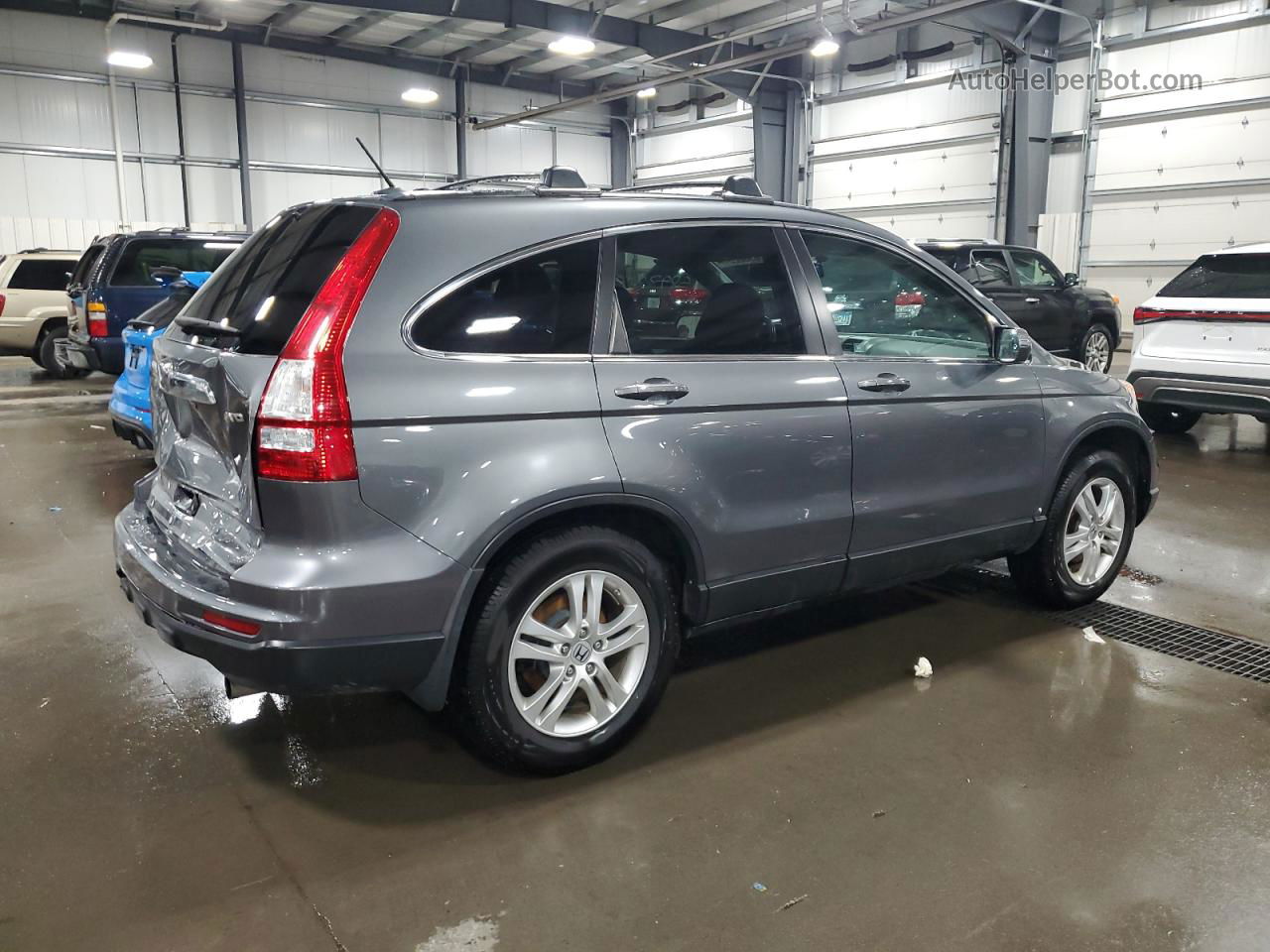 2010 Honda Cr-v Exl Gray vin: 5J6RE4H78AL047711