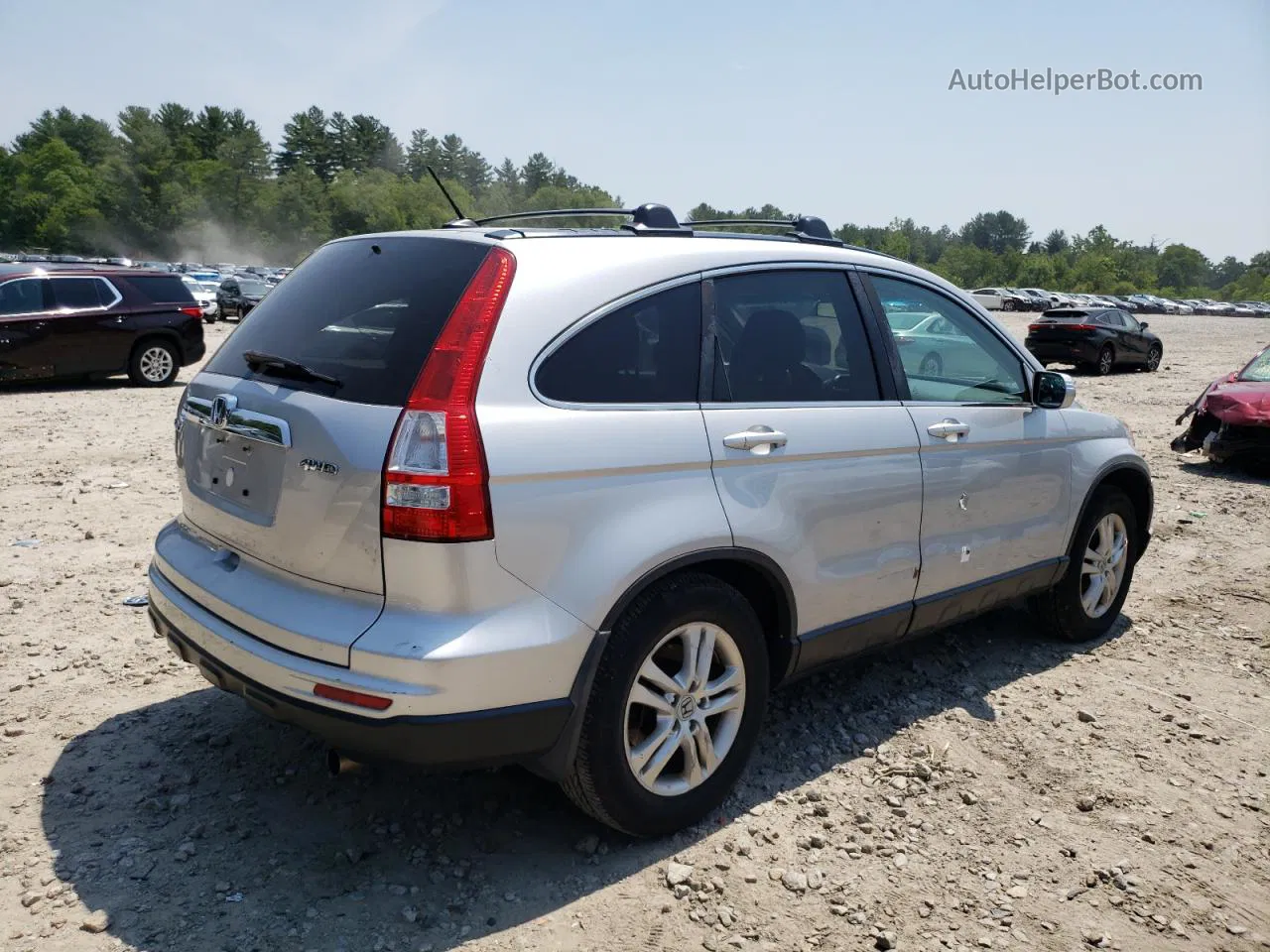 2010 Honda Cr-v Exl Серебряный vin: 5J6RE4H78AL072883