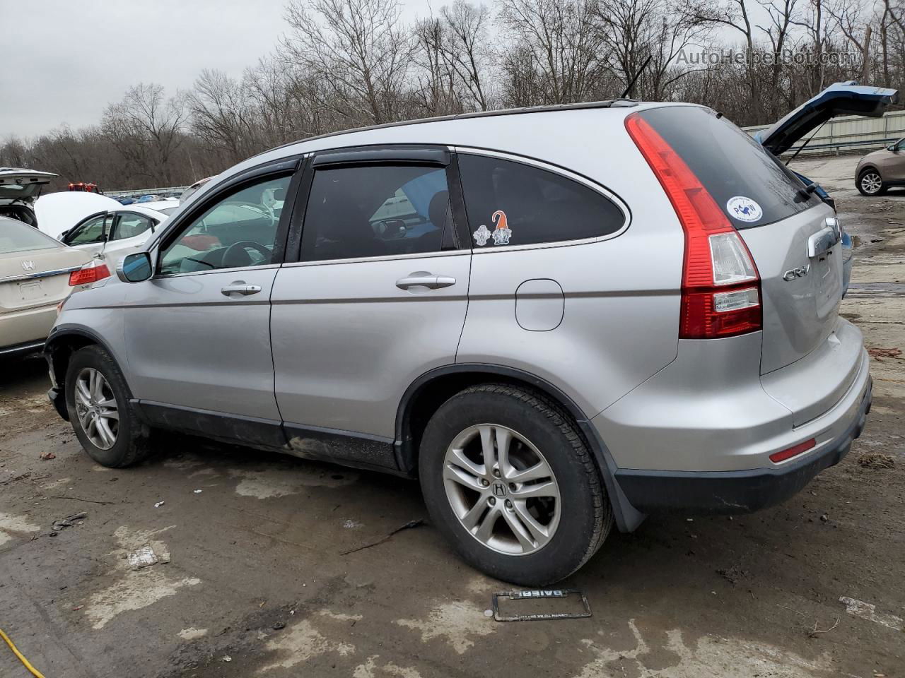 2010 Honda Cr-v Exl Silver vin: 5J6RE4H78AL081230