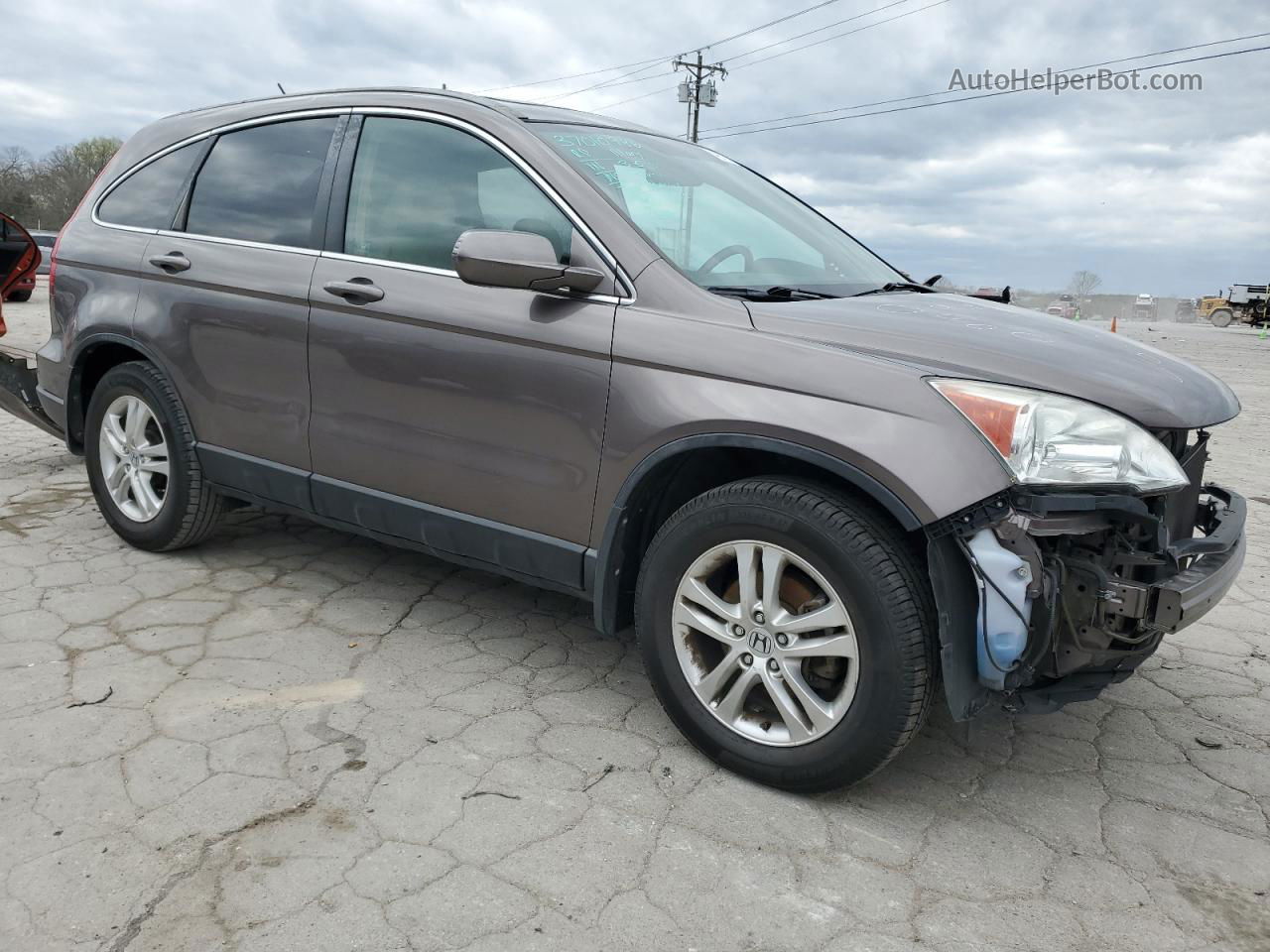 2010 Honda Cr-v Exl Gray vin: 5J6RE4H78AL081292