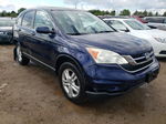 2010 Honda Cr-v Exl Blue vin: 5J6RE4H78AL090798