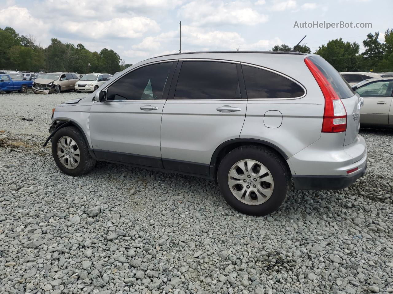 2010 Honda Cr-v Exl Silver vin: 5J6RE4H79AL013616