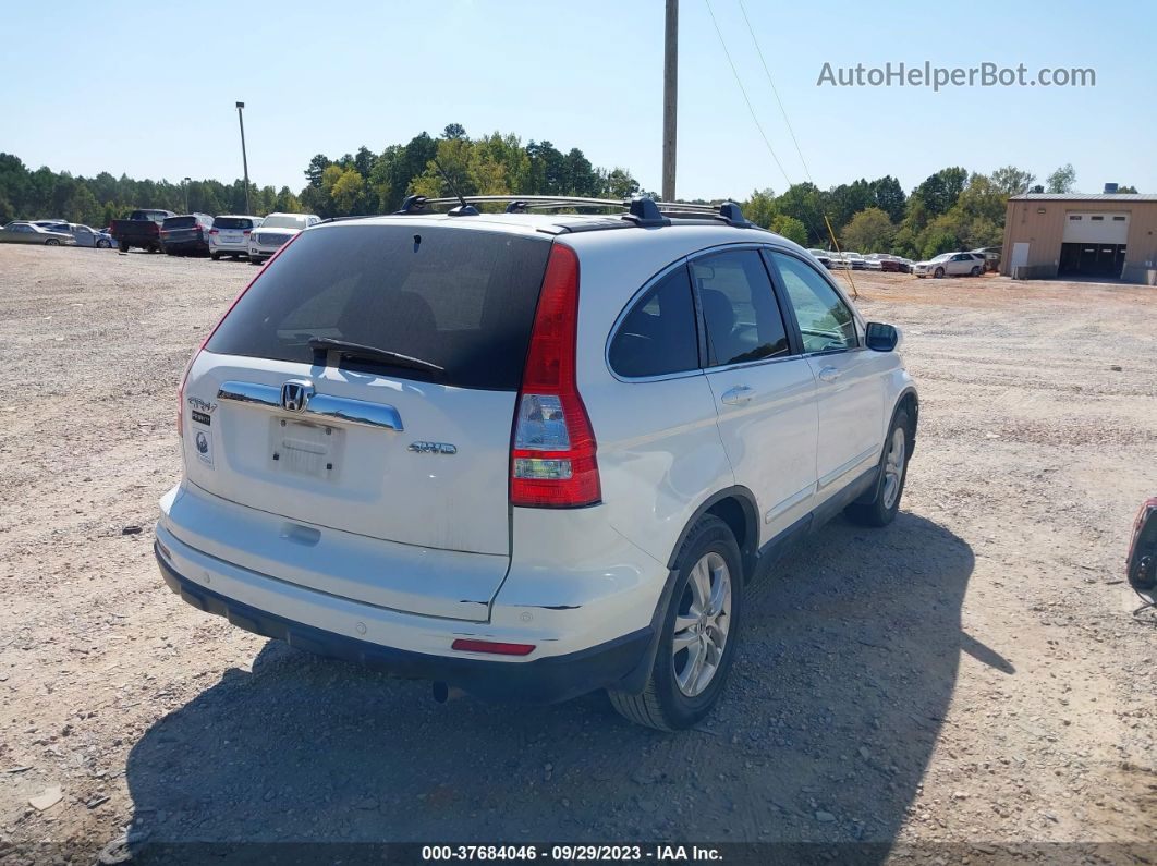 2010 Honda Cr-v Ex-l White vin: 5J6RE4H79AL029900