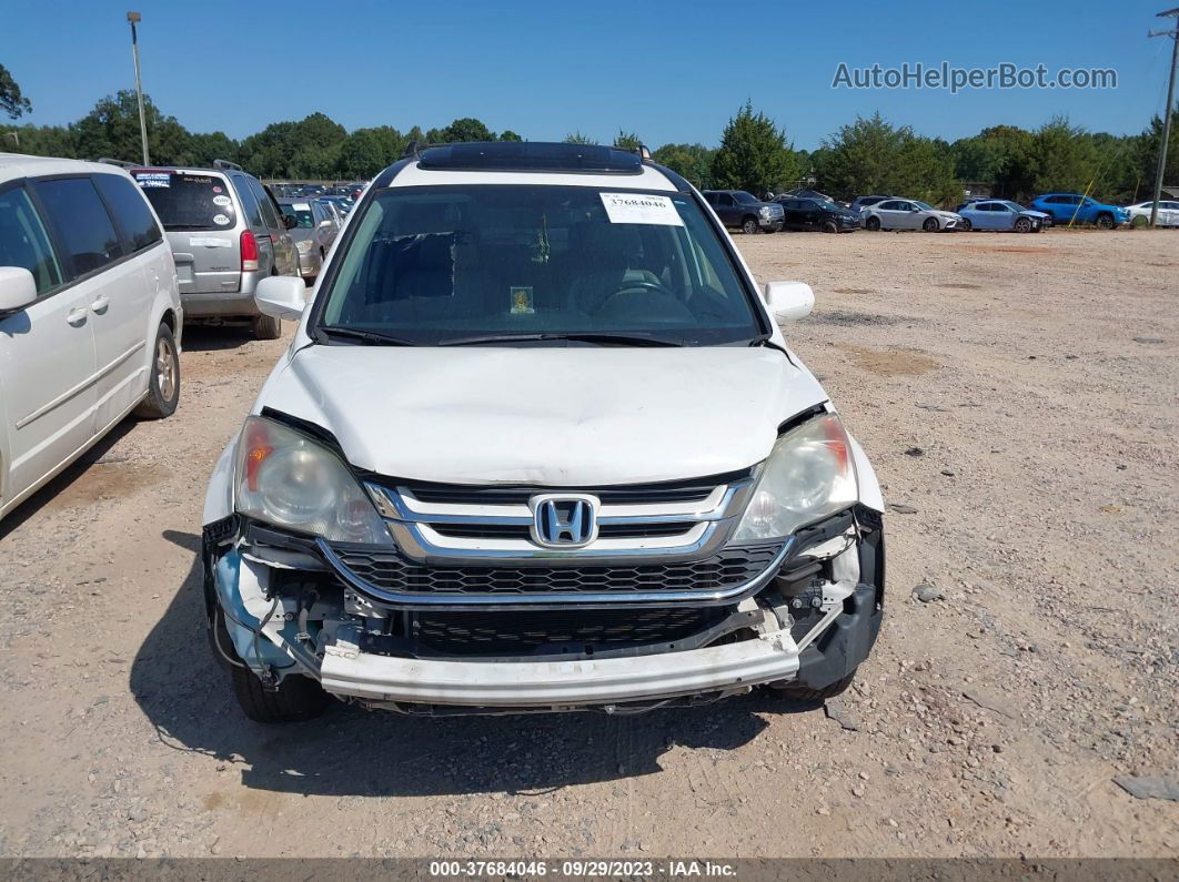 2010 Honda Cr-v Ex-l White vin: 5J6RE4H79AL029900