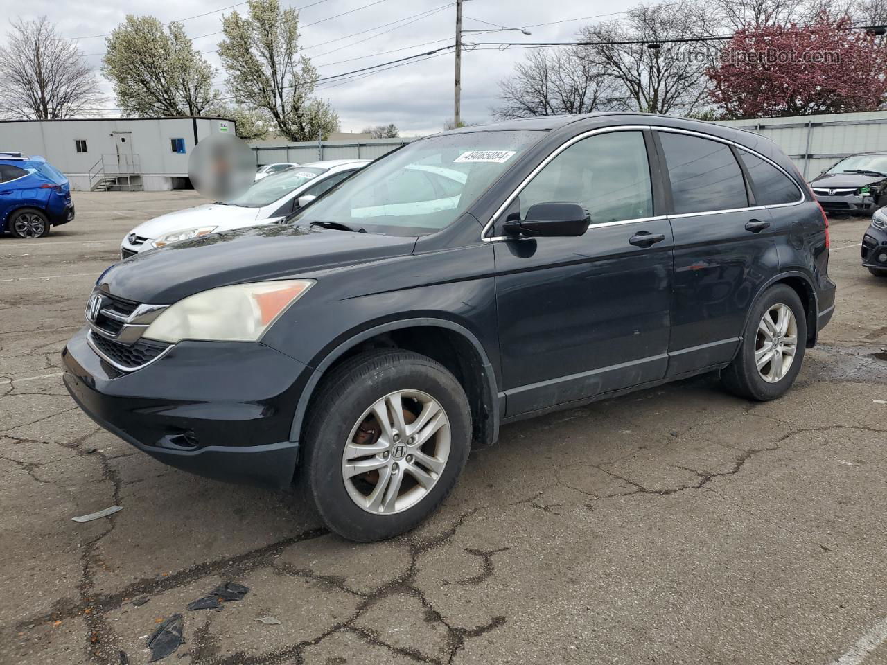 2010 Honda Cr-v Exl Black vin: 5J6RE4H79AL034630