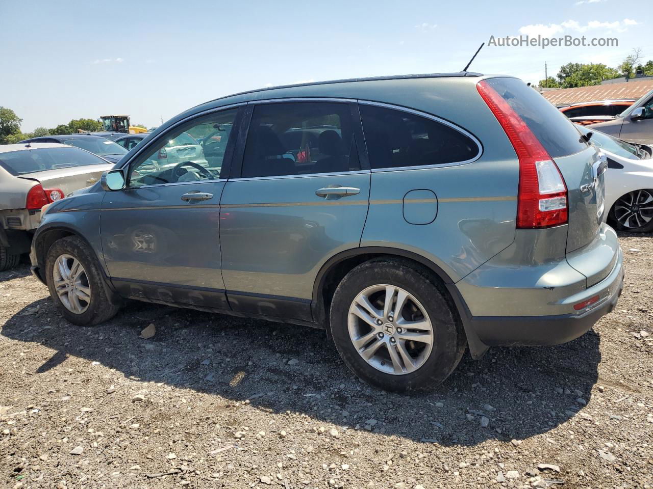 2010 Honda Cr-v Exl Teal vin: 5J6RE4H7XAL043322