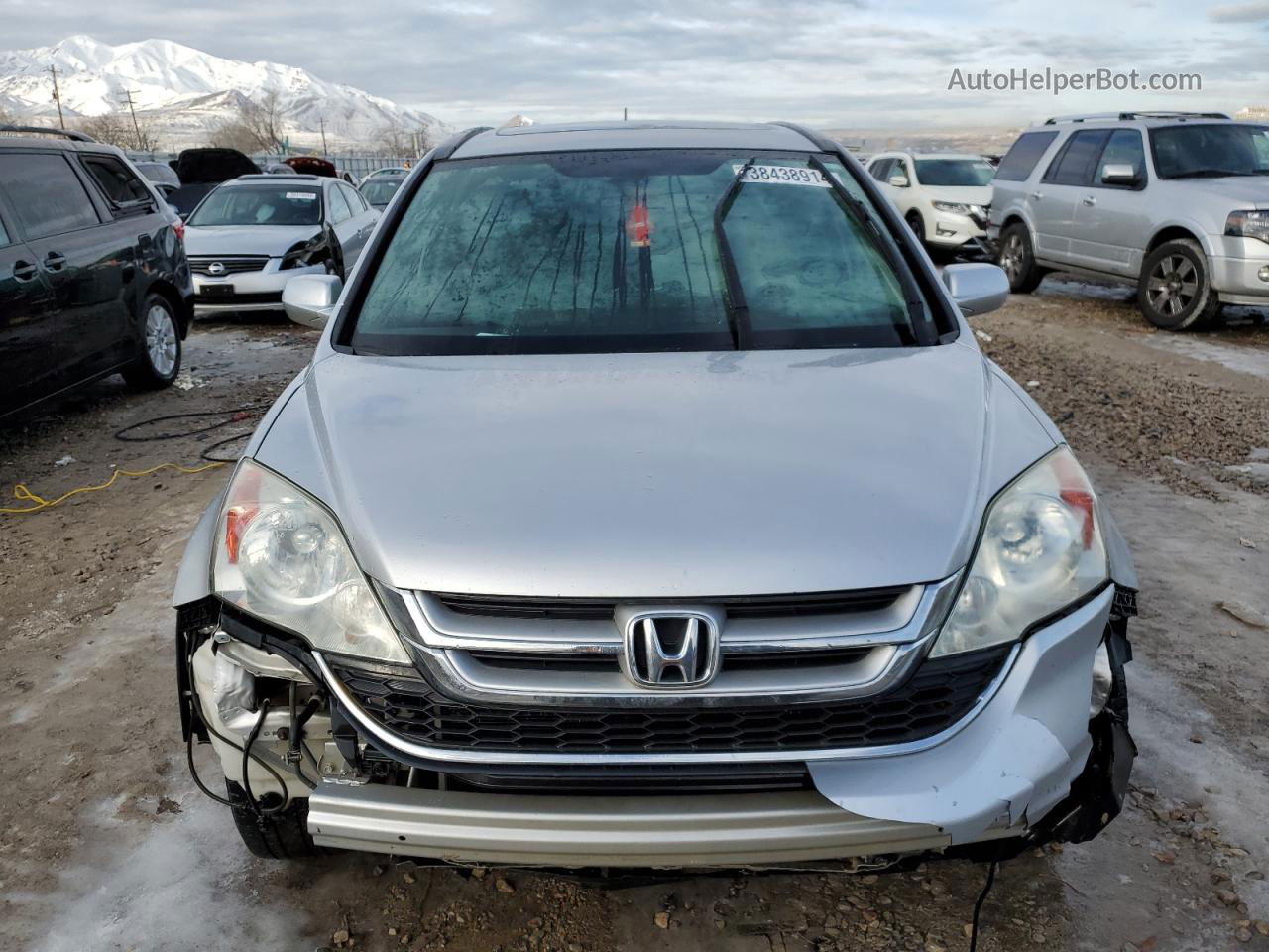 2010 Honda Cr-v Exl Silver vin: 5J6RE4H7XAL047211