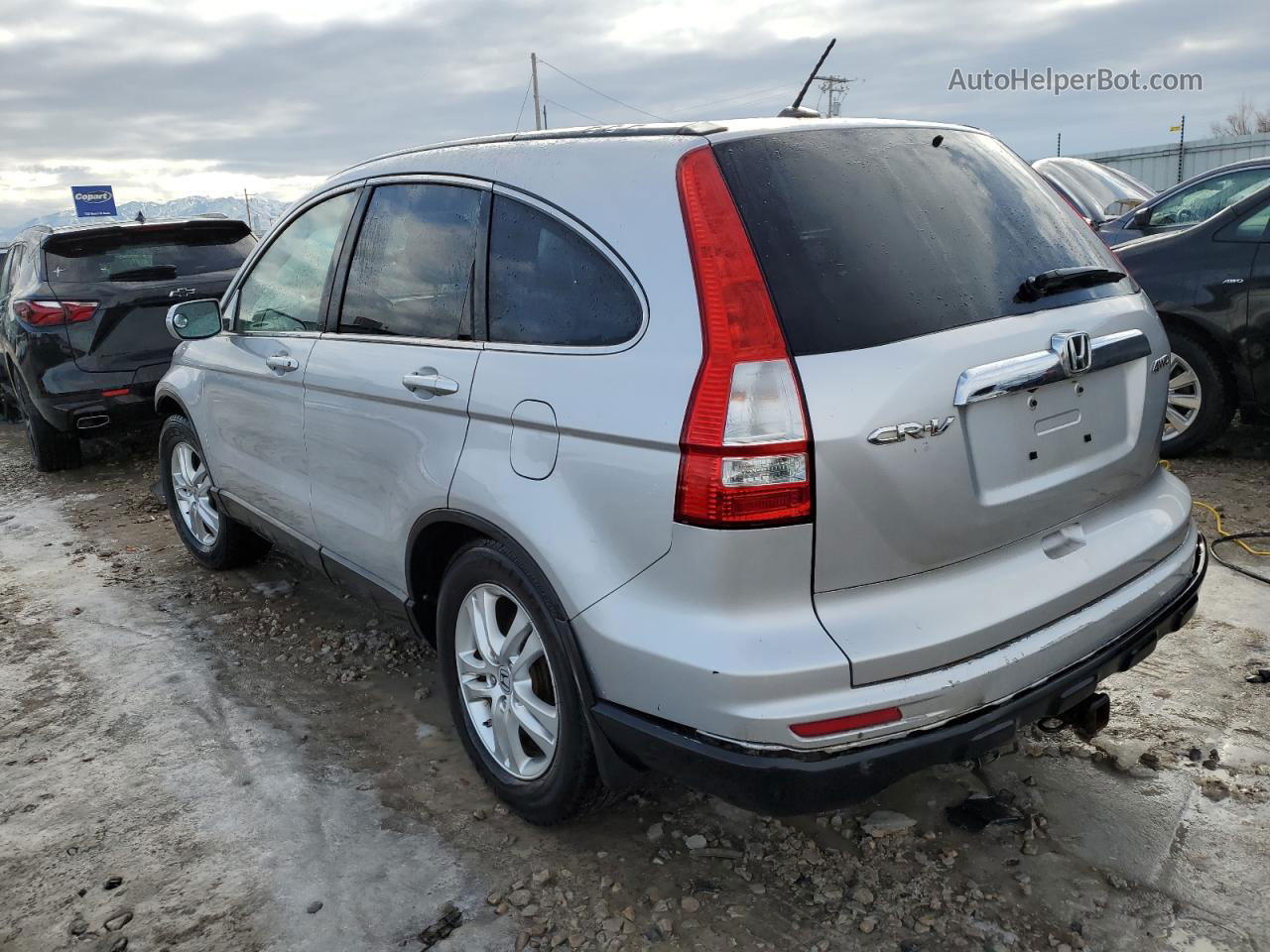 2010 Honda Cr-v Exl Silver vin: 5J6RE4H7XAL047211