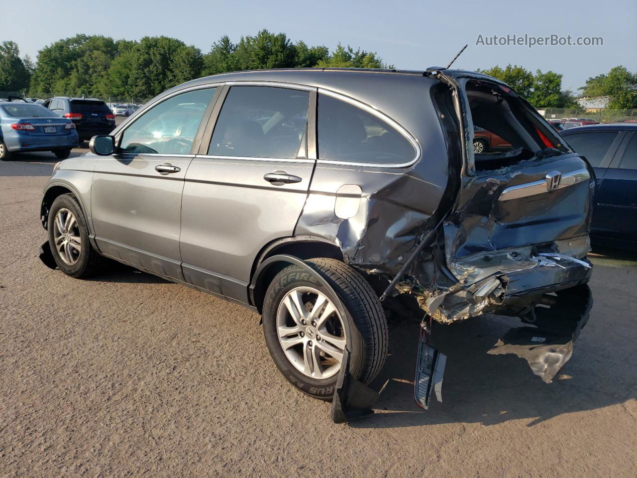 2010 Honda Cr-v Exl Gray vin: 5J6RE4H7XAL082024