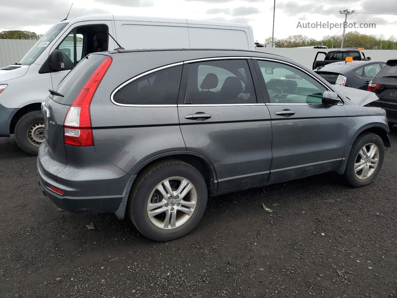 2010 Honda Cr-v Exl Серый vin: 5J6RE4H7XAL089443