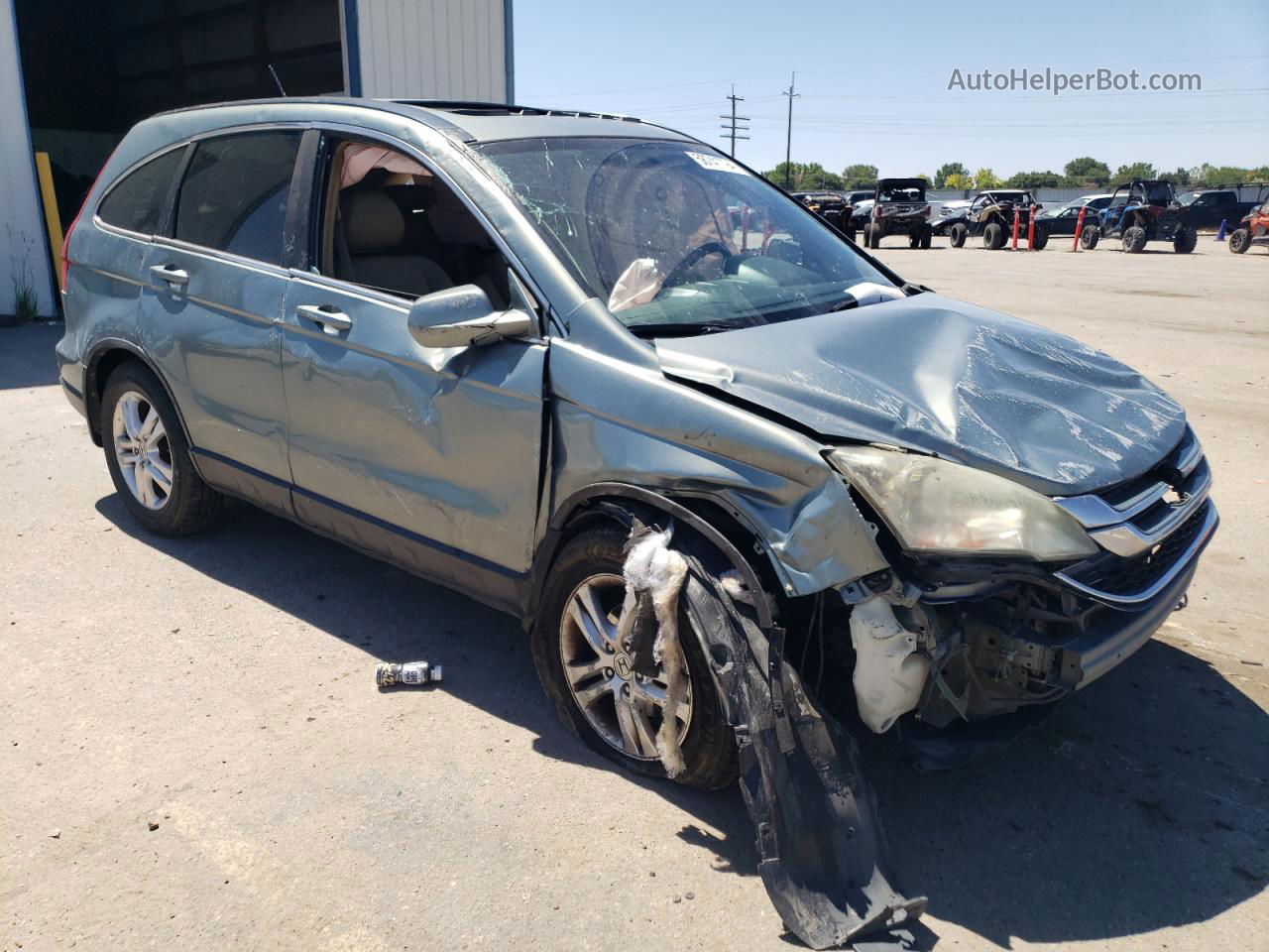 2010 Honda Cr-v Exl Green vin: 5J6RE4H7XAL101011