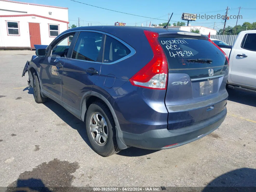 2012 Honda Cr-v Lx Light Blue vin: 5J6RM3H30CL026235