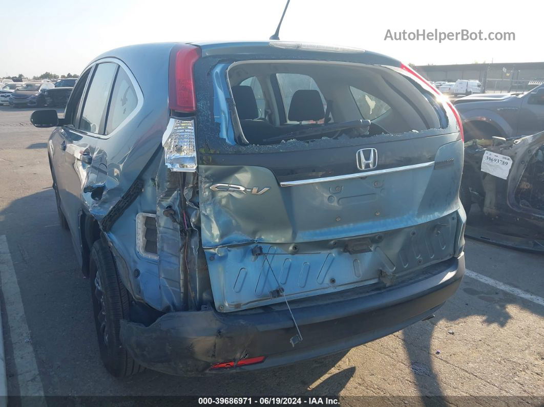 2013 Honda Cr-v Lx Light Blue vin: 5J6RM3H30DL002700