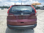 2013 Honda Cr-v Lx Burgundy vin: 5J6RM3H30DL034840