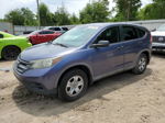 2012 Honda Cr-v Lx Blue vin: 5J6RM3H31CL021741