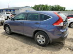 2012 Honda Cr-v Lx Blue vin: 5J6RM3H31CL021741