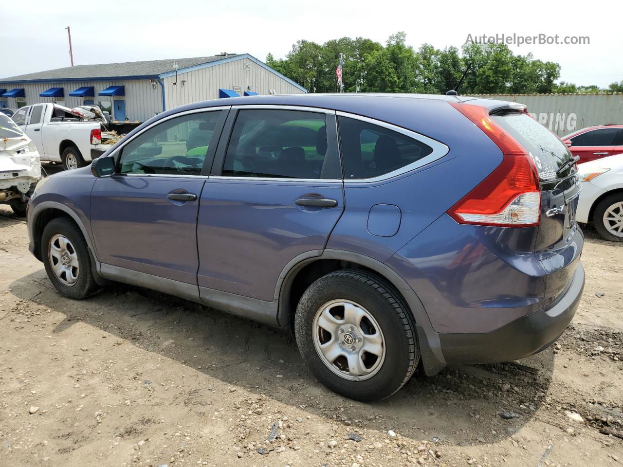 2012 Honda Cr-v Lx Blue vin: 5J6RM3H31CL021741