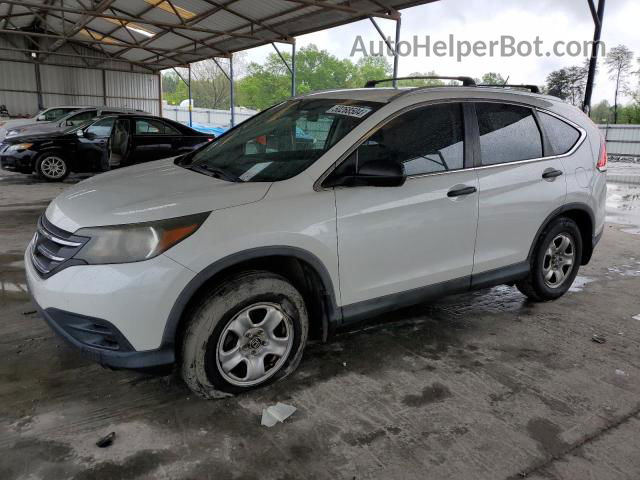 2013 Honda Cr-v Lx Белый vin: 5J6RM3H32DL017053