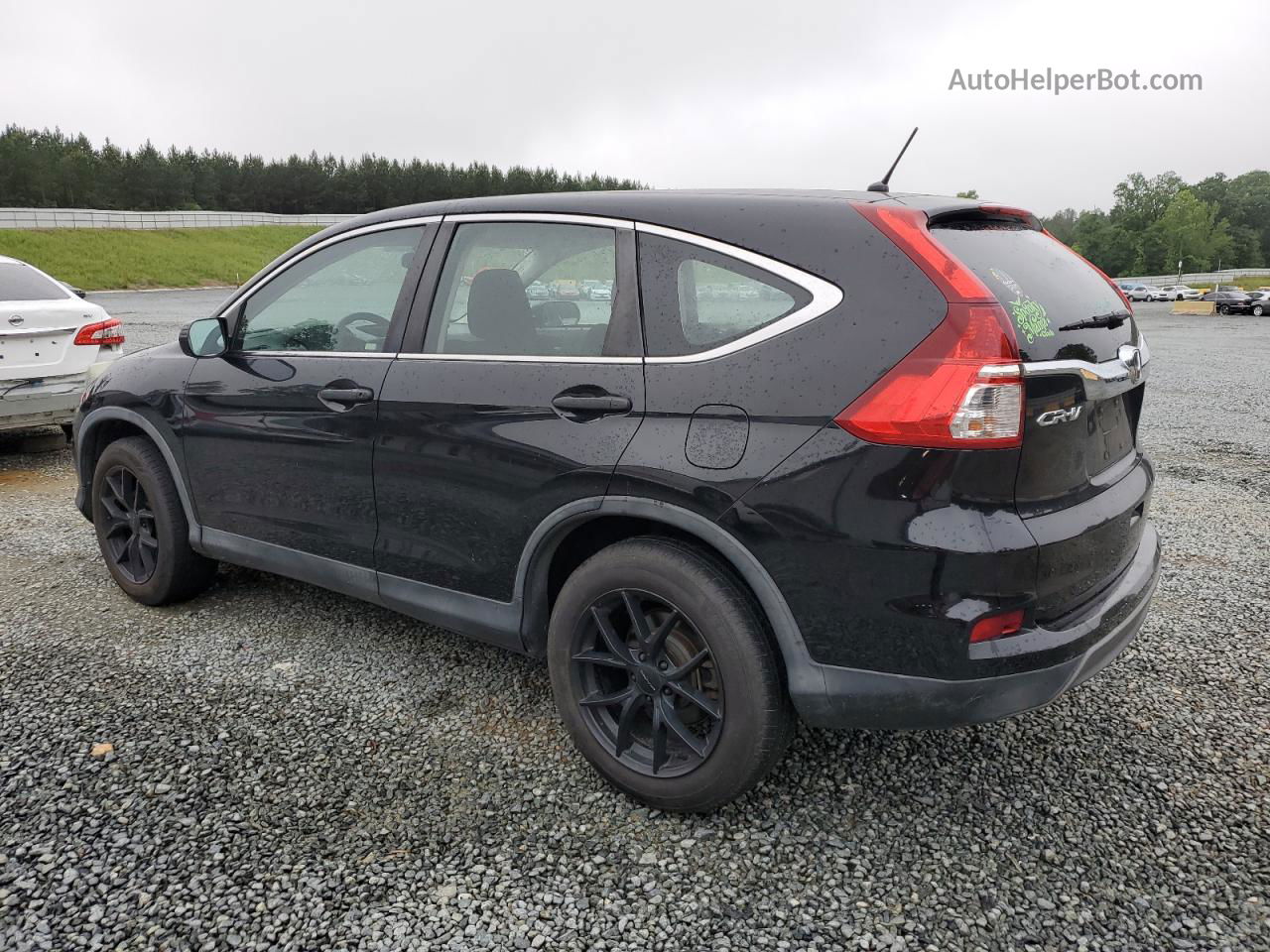 2015 Honda Cr-v Lx Black vin: 5J6RM3H32FL010655