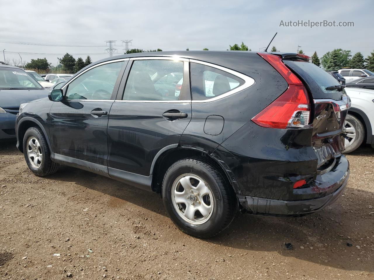 2016 Honda Cr-v Lx Black vin: 5J6RM3H32GL020507