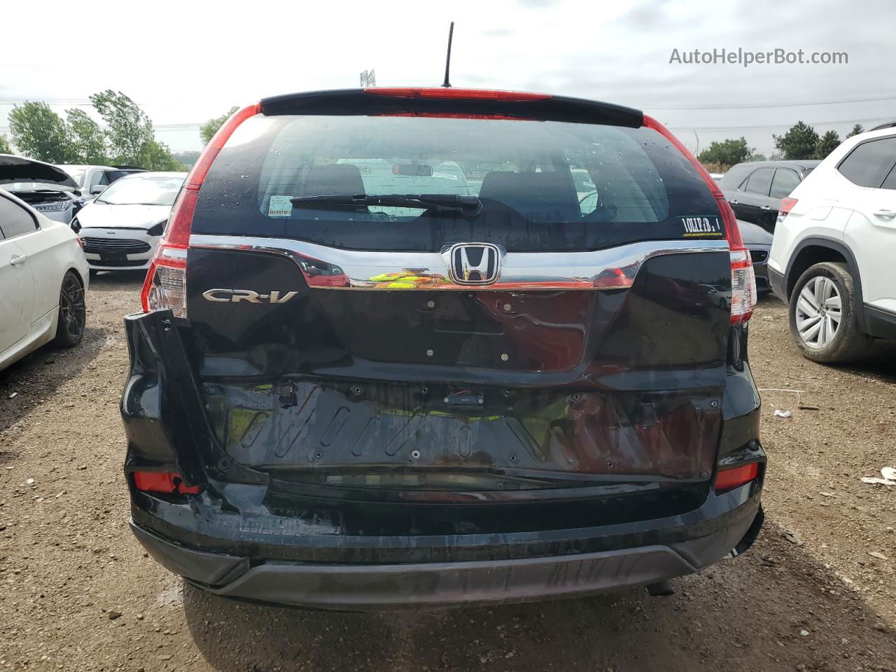 2016 Honda Cr-v Lx Black vin: 5J6RM3H32GL020507