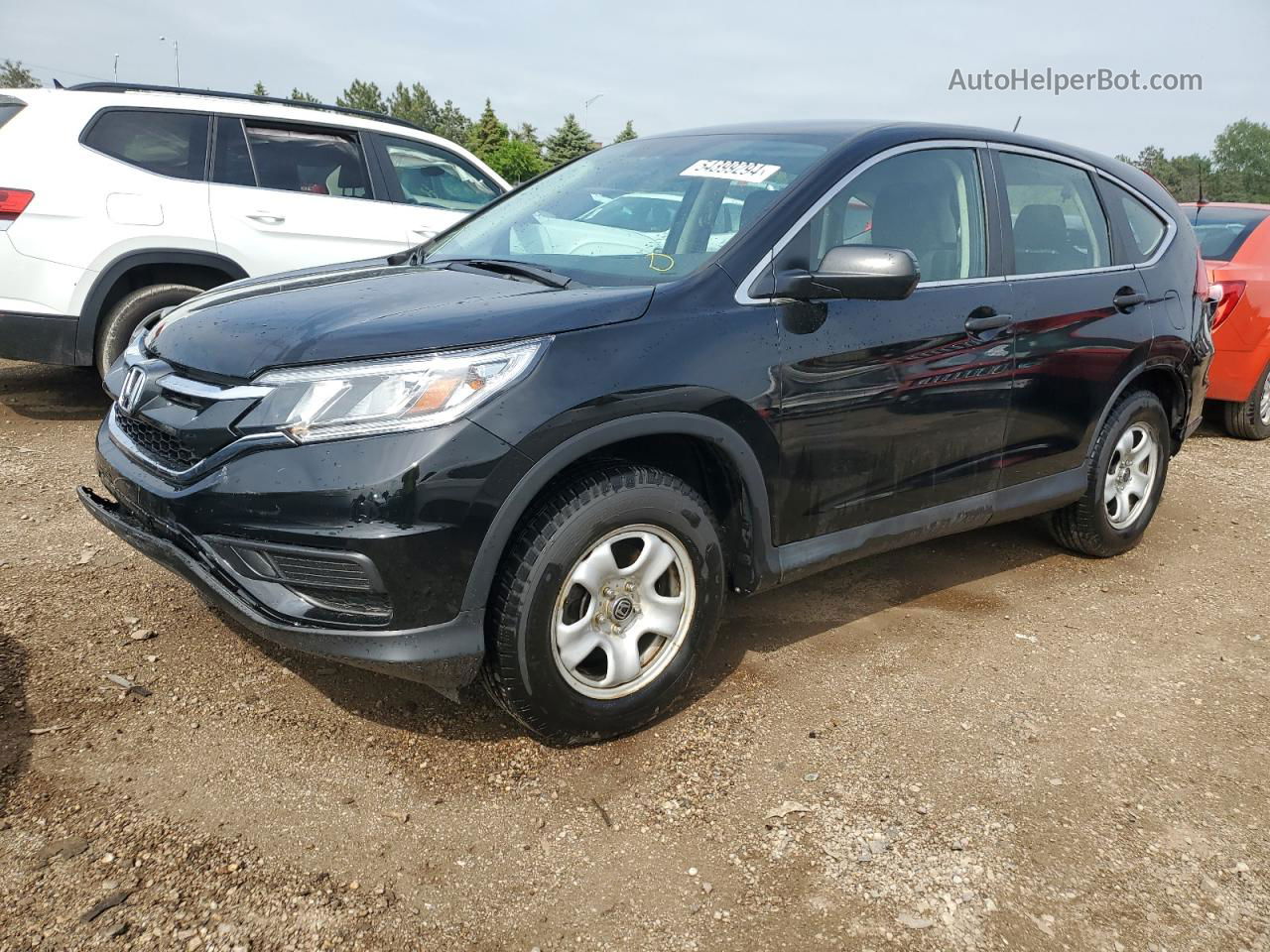 2016 Honda Cr-v Lx Black vin: 5J6RM3H32GL020507