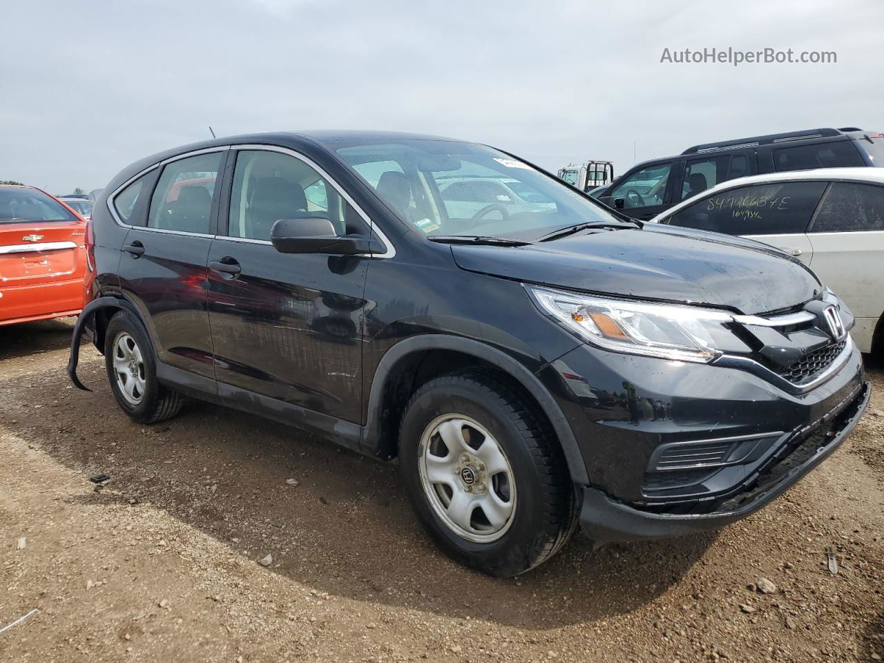 2016 Honda Cr-v Lx Black vin: 5J6RM3H32GL020507