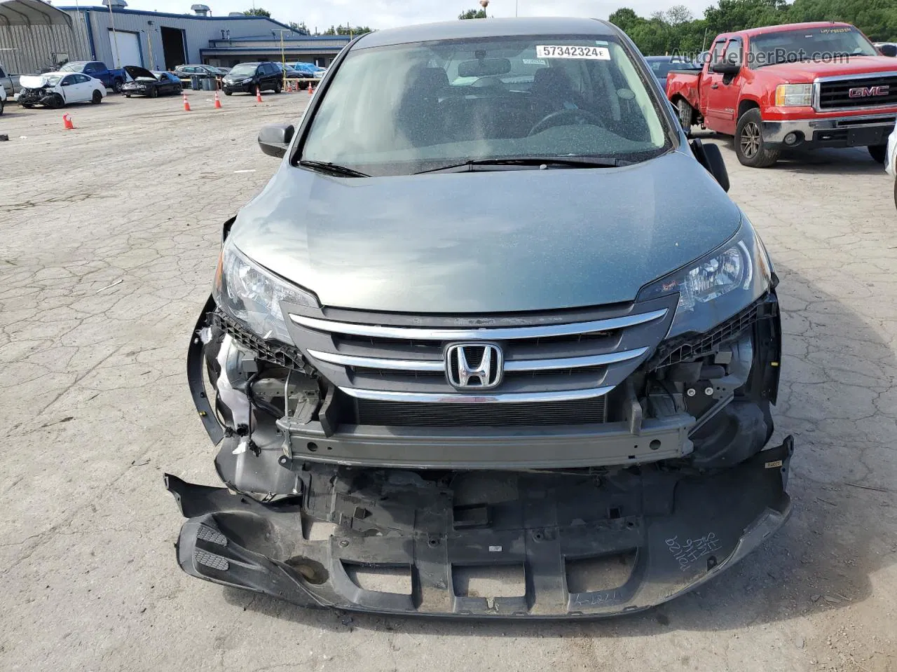 2012 Honda Cr-v Lx Blue vin: 5J6RM3H33CL032126