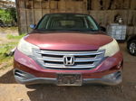 2012 Honda Cr-v Lx Maroon vin: 5J6RM3H33CL040324